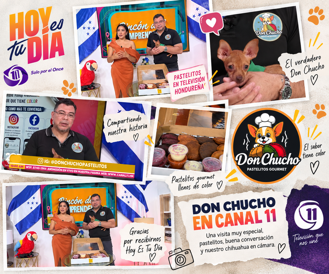 Don Chucho llegó a Canal 11: pastelitos, televisión y una visita muy especial